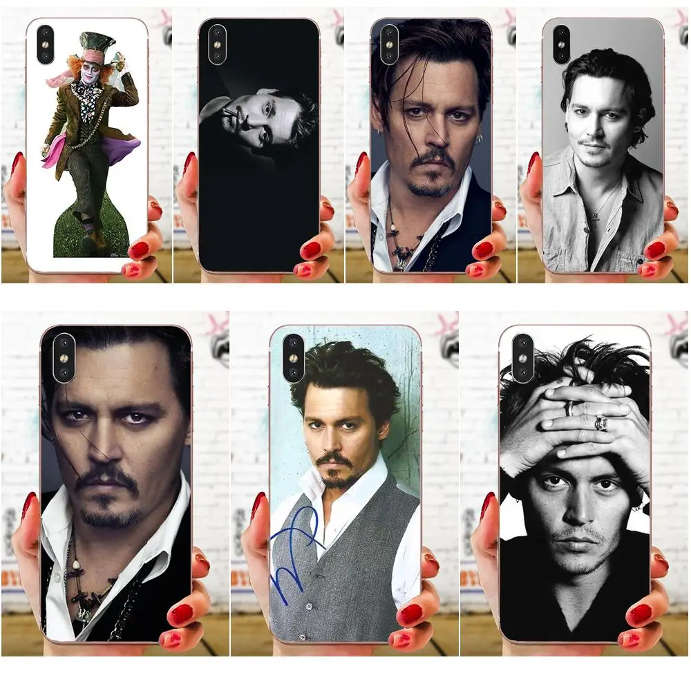 Цветной чехол для телефона из ТПУ Johnny Depp Huawei Honor 4C 5A 5C 5X 6 6A 6X 7 7A 7C 7X 8 8C 8S 9 10 10i 20 20i Lite