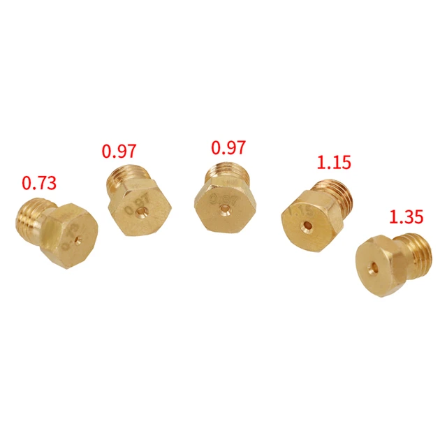 From LPG To Natural Gas M6*0.75 LPG Gas Water Heater Nozzle Jet Universal  Hob Injectors Propane Gas Burners - AliExpress