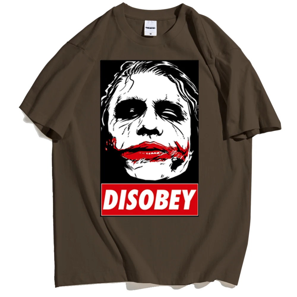 

Tshirts Dark Pattern Personality Clown Image Printing New T-shirts Male Breathable Punk Tops Man Harajuku Fashion T Shirts Men