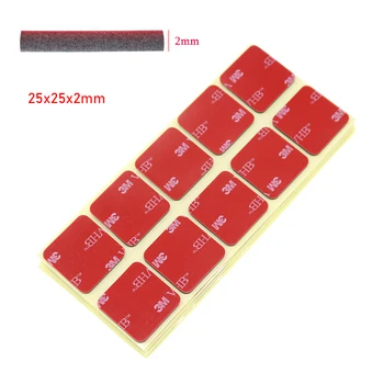 

3M Double-sided Tape 20 Square Gray Tape Foam Strong Adhesion Strong Acrylic Foam Tape Double-sided Tape 25x25x2mm