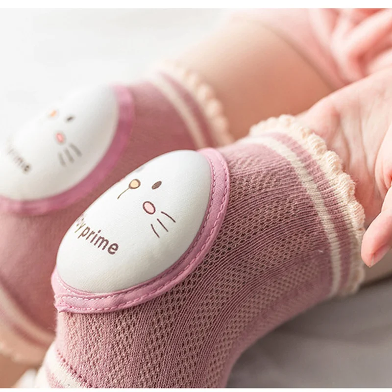 

Baby Knee Pads Infant Toddler Kneepads Protector Baby Leg Warmers Mesh Breathable Beenwarmers Calentadores Pierna