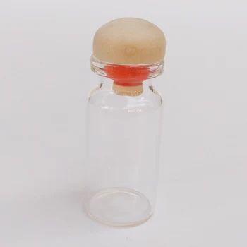 

8ml glass vials with cork bottle jars glass jars china clear glass vials 22*45mm home Storage bottle 50pcs/lot