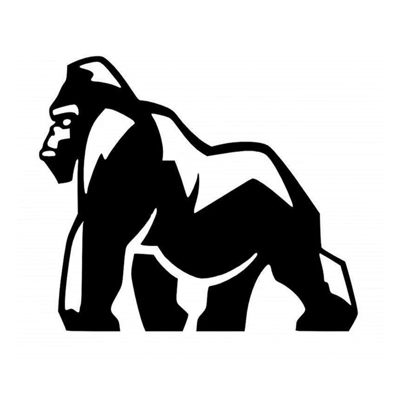

Забавные классические наклейки Gorilla в виде животных для автомобиля, ПВХ бампер, лобовое стекло, автомобильные наклейки, высокое качество, водонепроницаемые украшения для мотоцикла и ноутбука
