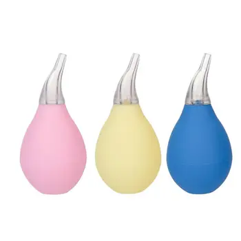 

3PCS Nasal Aspirator Snot Sucker Clear Nasal Mucus Remover Baby Suction Nose Cleaner Reusable