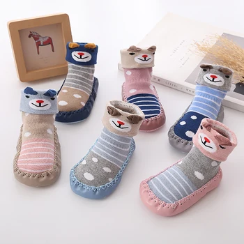 

Baby Shoes Foot Socks Cotton Children Floor Socks Baby Boy Girl Socks Anti-Slip Baby Step Socks Baby Shoes chaussure enfant