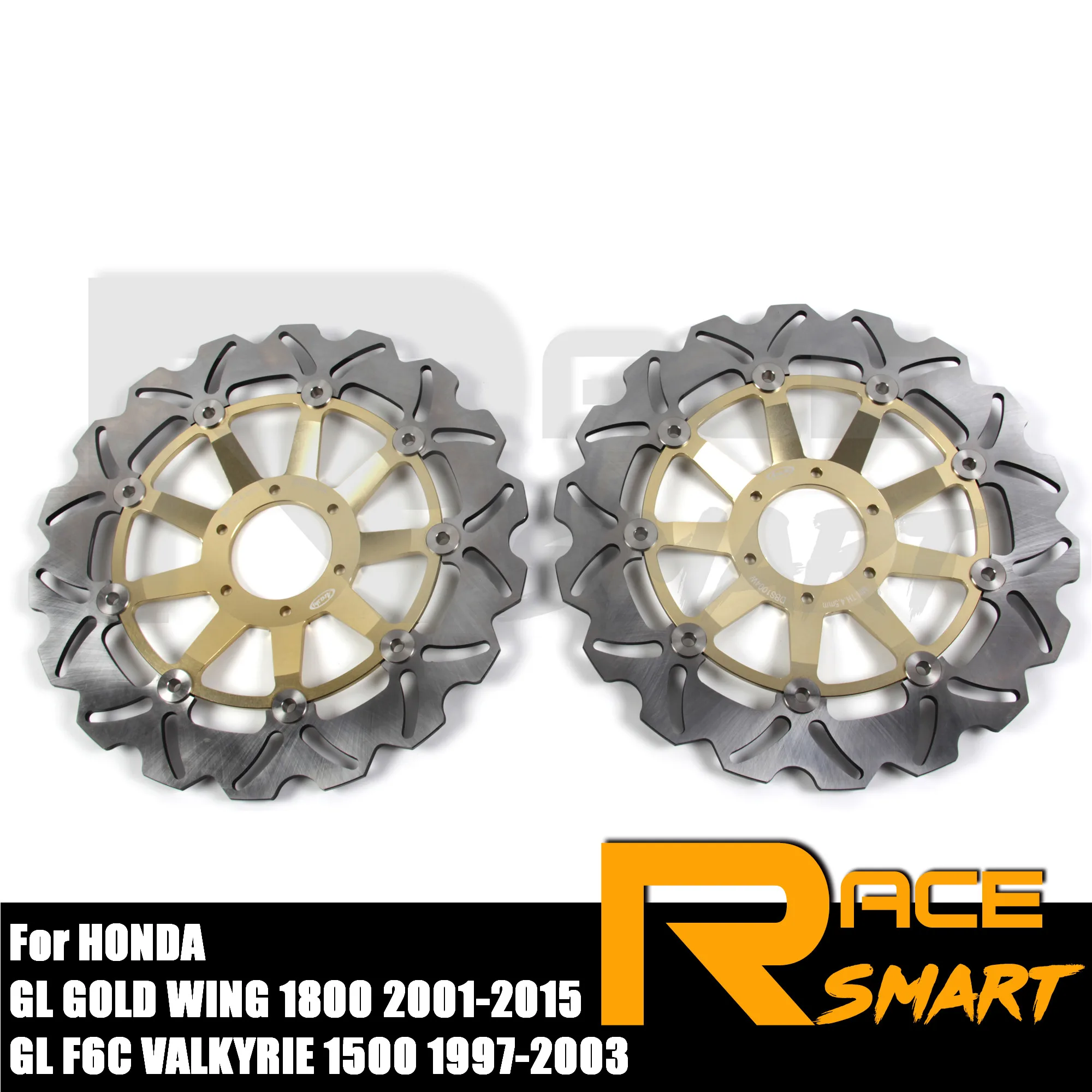 Front Brake Disks For HONDA GL1800 GOLD WING 2001