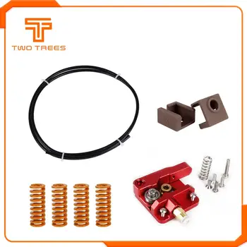 

3D Printer Upgraded Long-Distance Remote Metal MK8 Extruder+Leveling Spring+PETG Tube+MK8 Silicone Case Kit For Ender 3 CR10