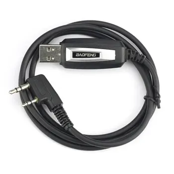 

Durable Original USB Cable Kit Walkie-talkie Programming Cable for Baofeng GT-3 GT-3TP UV-5R UV-5RTP GT-5 GT-1 Jack Male-male
