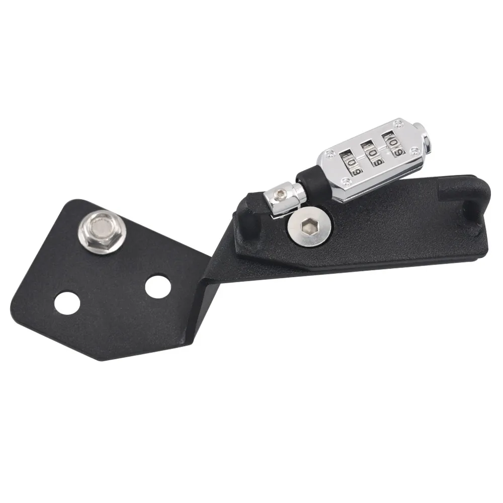 Замок на шлем жесткий 3-значный замок с комбинированным штифтом подвесной крючок