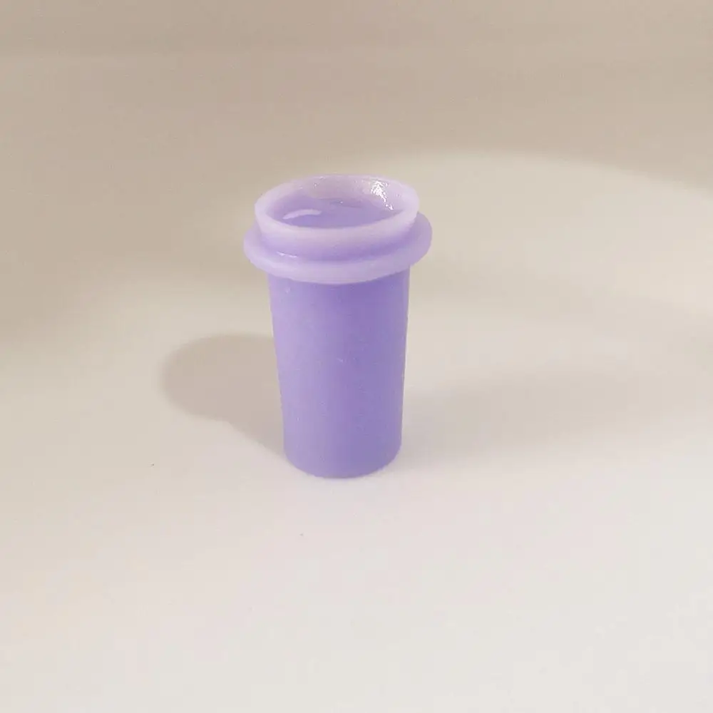 Purple 7 Pieces 7 шт. Diy маленькая кофейная чашка Смола Пластилин клейкие аксессуары наполнитель делая принадлежности для садовые декорации кукольный домик - Цвет: Purple 7 Pieces