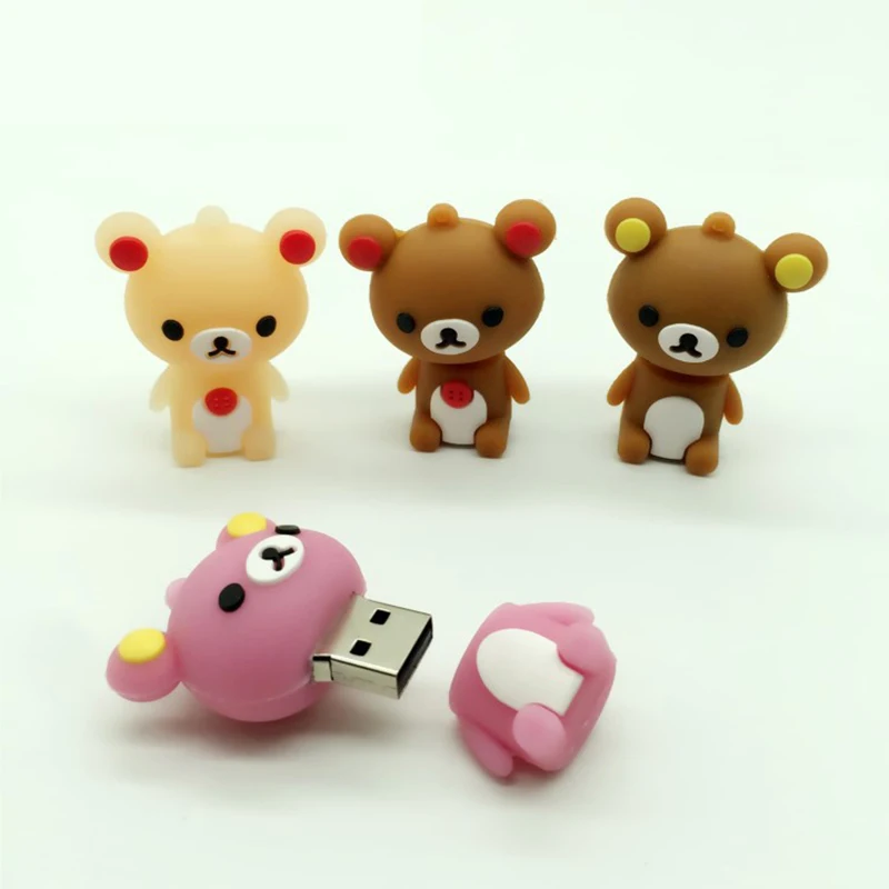 Мини USB флеш-накопитель с мультипликационным принтом 128 ГБ 64 32 16 8 Гб | Компьютеры и
