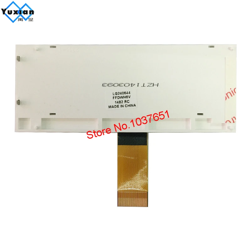 Pequeno Mini 240x64 24064 Cog Display Lcd Módulo Gráfico Fstn Azul 3.3v Uc1698u Spi Série 1u Case Lg240644 de Alta Qualidade - Image 3