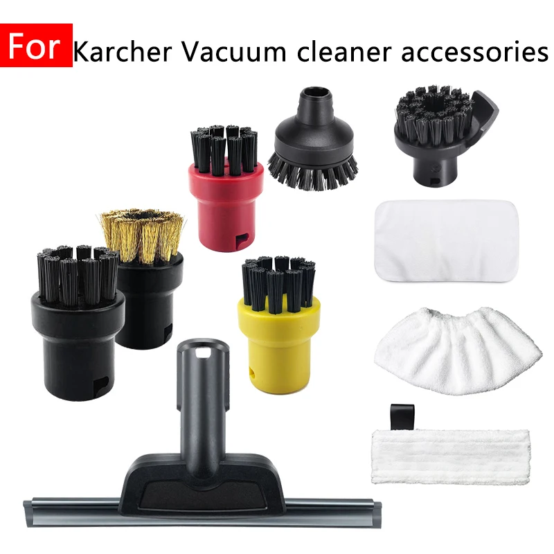 Per Karcher Sc1 Sc2 Sc3 Sc4 Sc7 Ctk10 Ctk20 Parti Macchina Per La Pulizia Steam Mop Round Mirror Brush Head Knife Kit Accessori Per La Casa
