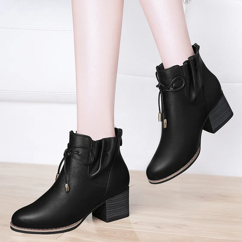 

Casual Martin Boots WOMEN'S Shoes British Style Autumn 2019 New Style Spring And Autumn Korean-style Versatile And Bare Boots Ch