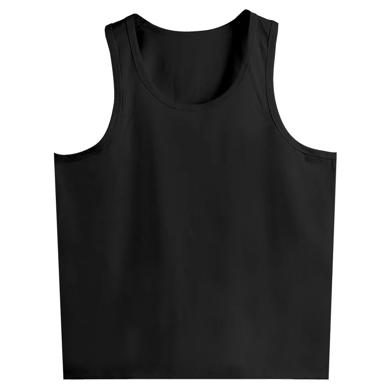 Big Size 8XL Cotton Mens Underwear Sleeveless Tank Tops Solid Vest Undershirts O-neck Workout T-shirt Men's Singlet Underwear