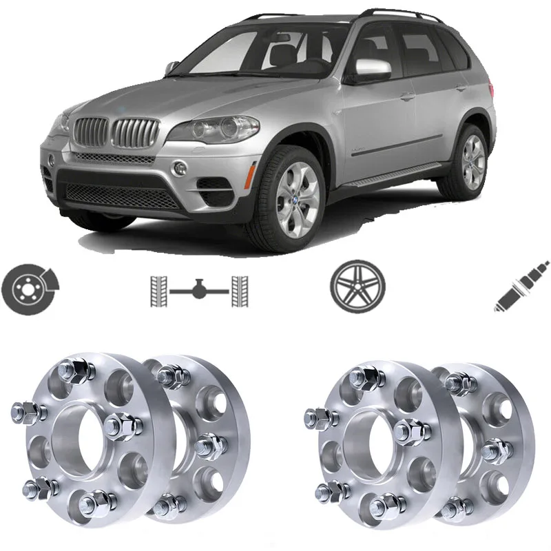 Teeze 4 шт. 5X120 74.1CB 25 мм толщиной Hubcenteric колесные Распорки адаптеры для BMW X5 2007 +/ X6 2008