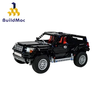 

Buildmoc Technic Car Motor Power Mobile Suv Technic Motor Rc Remote Control Car Model Building Blocks City Vehicle Children Toys