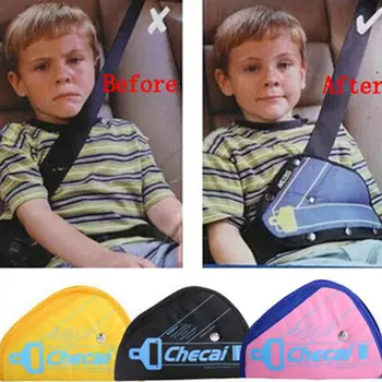 

1PC Car Seat Safety Belt Cover Sturdy Adjustable Triangle Safety Seat Belt Pad Clips Baby Child Protection Car-Styling Car Goods