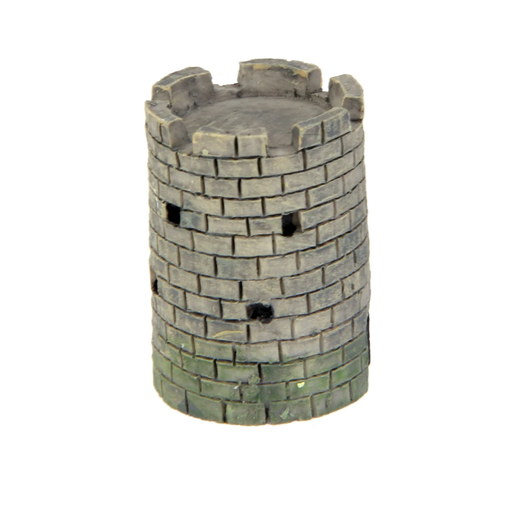 Antique Castle Mini Decoration Ornament for Fairy Garden Fish Tank Landscape DIY