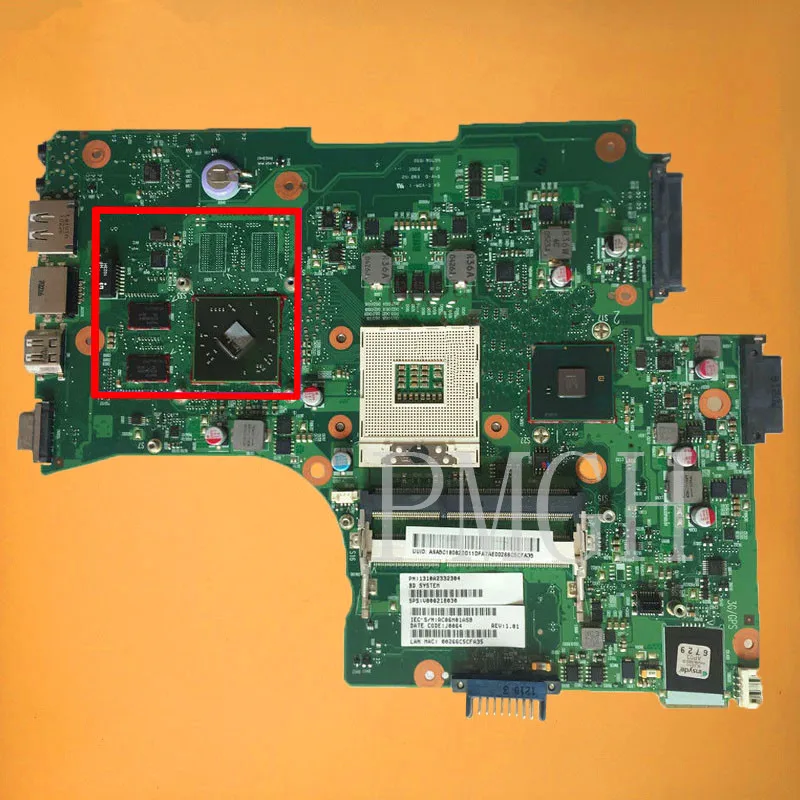 V000218130 6050A2332301-MB-A02 Laptop Motherboard For Toshiba L650 L655 DDR3 WITH 4 VGA Chip 100% tested | Компьютеры и офис