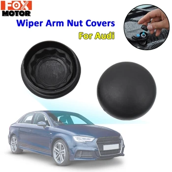 

For Audi A1 A2 A4 B5 B6 B7 B8 A6 C4 C5 C6 C7 Q3 Q5 R8 TT OE# 5N0955205 2X Car Front Windscreen Wiper Arm Nut Cap Bolt Cover