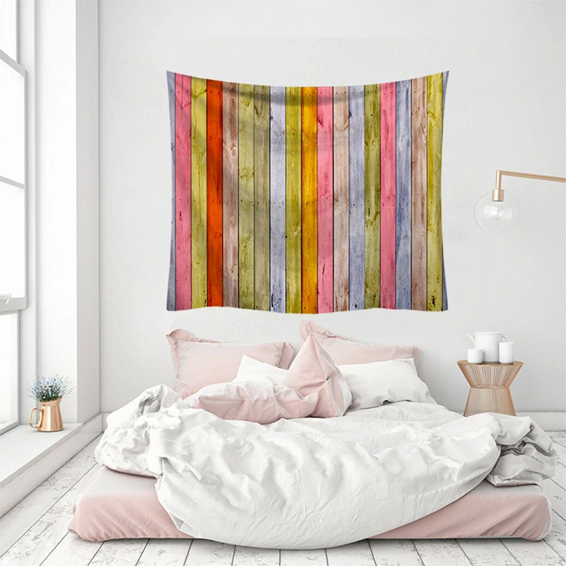 Деревянный настенный ковер tapiz pared tela, обои tapiz, домашний декор, одеяло, богемный Декор - Цвет: 3