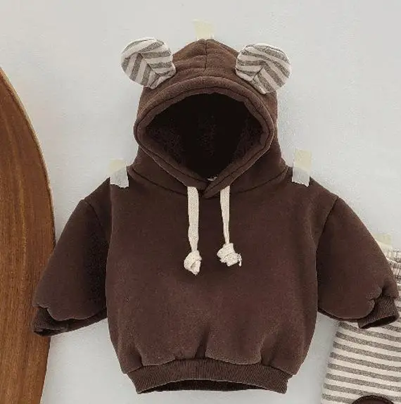 brown hoodie
