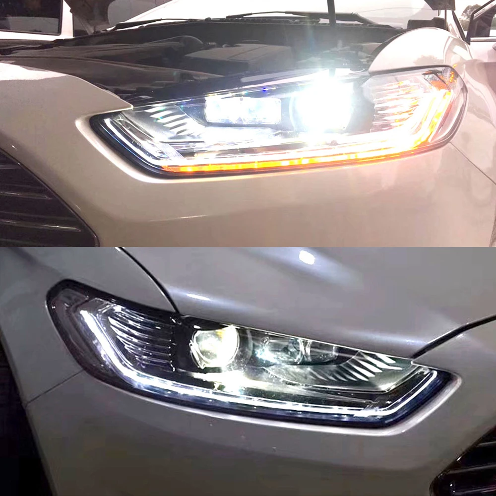 Автомобильный Стайлинг для Ford Mondeo 2013 2014 2015 светодиодный налобный фонарь нового