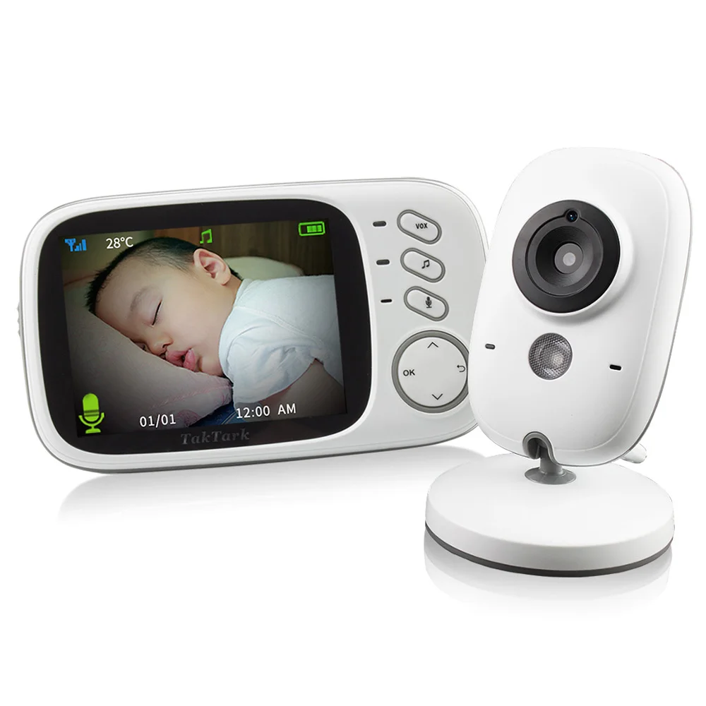 

VB603 2.4G Video Baby Monitor with 3.2 inch Screen 2 Ways Audio Talk and Night Vision Security Camera Baby Sleeping Monitors