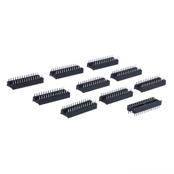 

10 pcs 28 Pin DIP IC Socket Adapter Solder Type