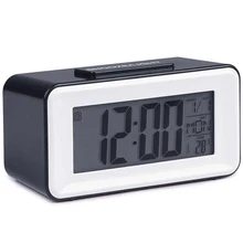 Топ-цифровой светодиодный Будильник часы для студента с будильником недели часы с термометром Электронный Настольный календарь Настольный ЖКД таймер