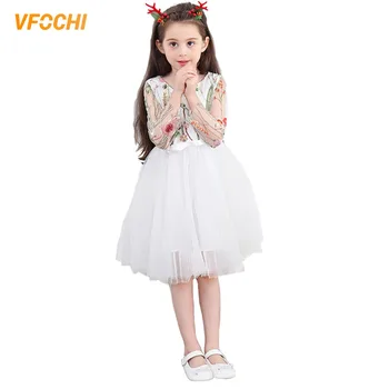 

VFOCHI New Girl Princesses Dresses Summer Teenager Girls Clothes Elegant Baby Kids Dresses for Girl 3-12Y Lace Girl tutu Dresses
