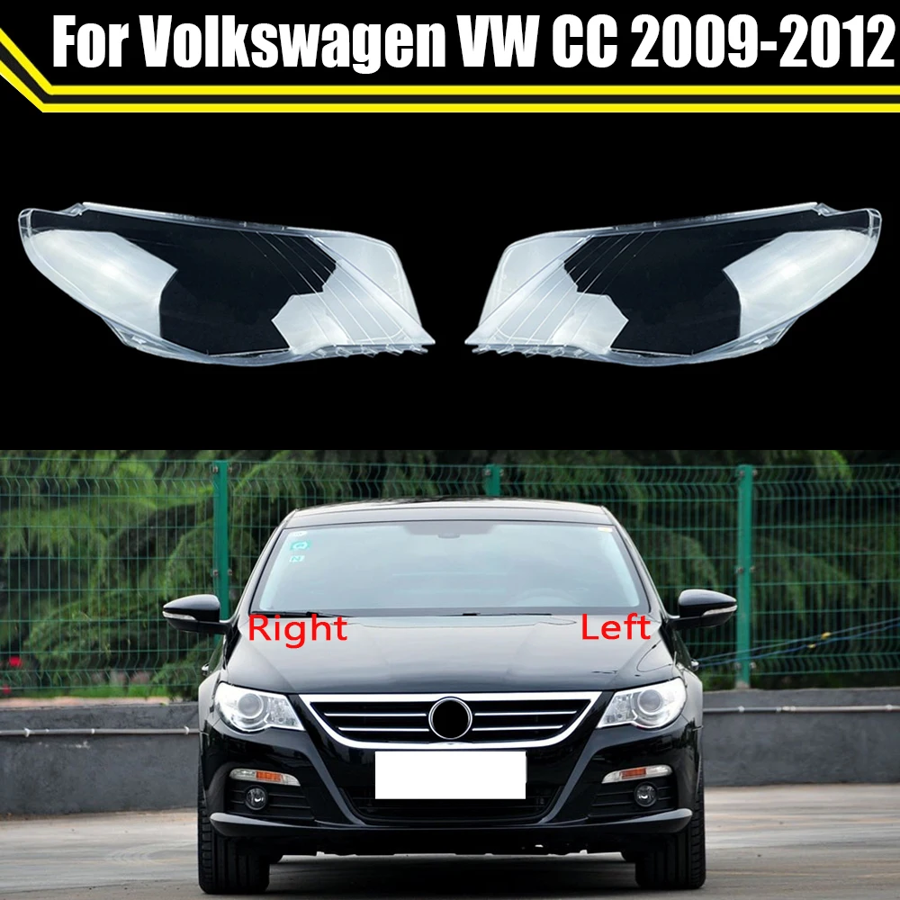

Car Front Headlamp Cover Transparent Lampshade Headlight Shell Mask Headlight Cover For Volkswagen VW CC 2009 2010 2011 2012