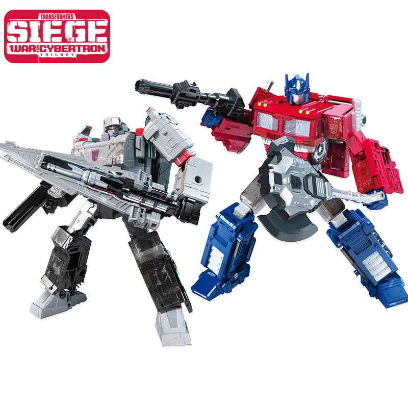 Трансформеры поколения война для Cybertron Siege Voyager класс Wfc S11 Optimus Prime Megatron фигурка