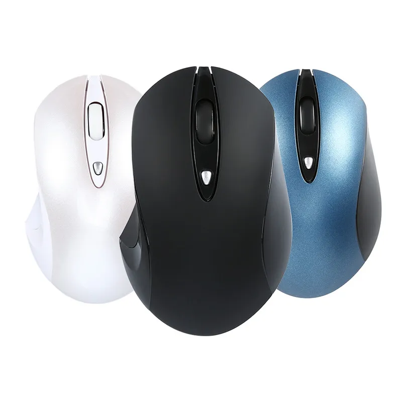 

11 1600DPI Silent Wireless Mouse 2.4G Ergonomic Mice Noiseless Button Optical Mice Computer Mouse with USB Receiver For PC