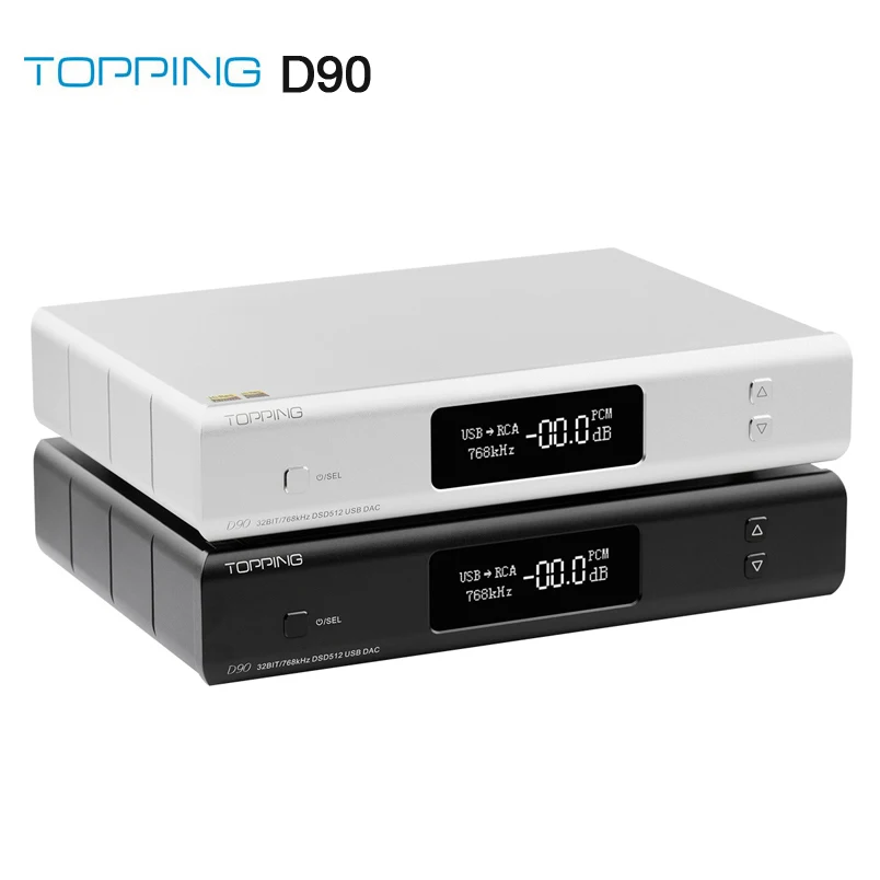 TOPPING D90 AK4499 AK4118 флагманский полноразмерный ЦАП Bluetooth 5 0 LDAC DSD512 32 бит/768 кГц декодер