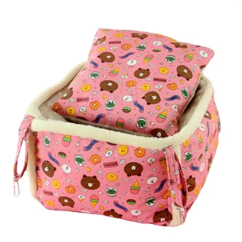 

Cat Hammock Soft Fleece Hanging Bed Cat Mat Kitten bed Pad Pet Cat Bed for Puppy Comfortable Pet Cage Hammock