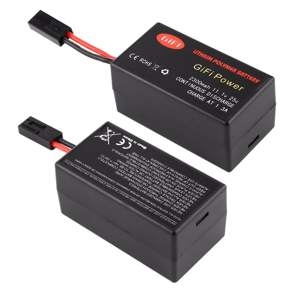 

Hot RC Battery.GIFI Power 11.1V 2300mAh 25C LiPo Battery Recyclable for Parrot AR.Drone 2.0 Quadcopter
