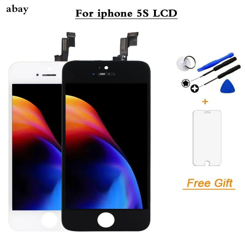 

A1457 A1528 A1518 Screen For iPhone 5S LCD Display for iPhone 5s Touch Screen Digitizer Assembly Replacement LCD 5S Touch Panel