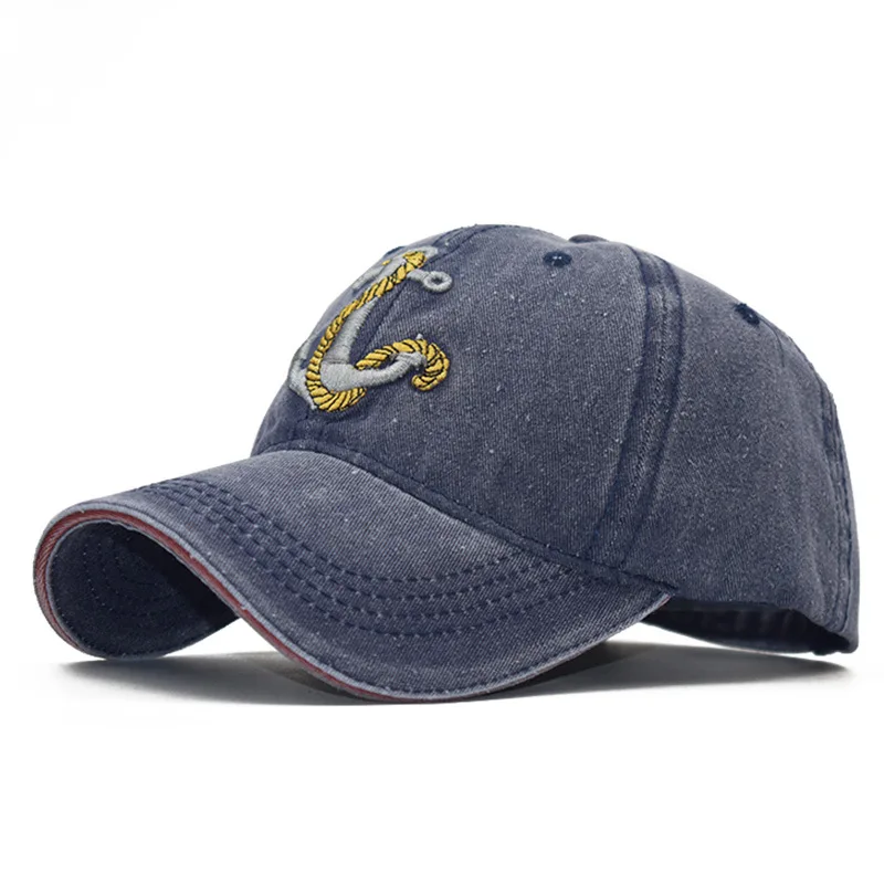

Water-Washing Embroidery Cowboy Baseball Hat Outdoor Korean-Style Retro Summer Men's Casquette