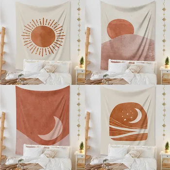 

Bohemian Tapestry Boho Decor Art Wall Hanging Cloth Printed Living Room Backgroud Home Christmas Decoration