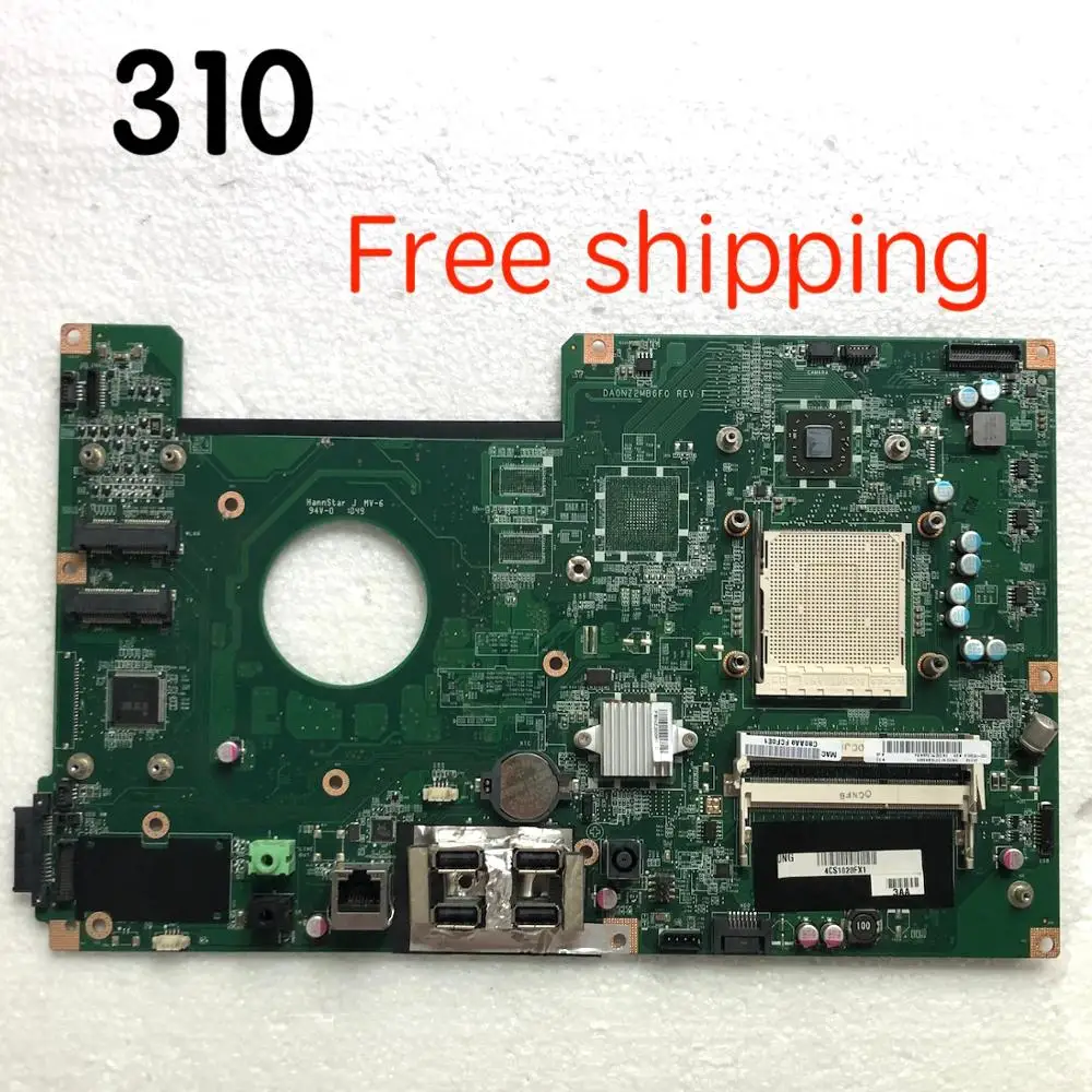 

618639-001 618639-002 For HP TouchSmart 310 AIO Motherboard DA0NZ2MB6F0 Mainboard 100%tested fully work