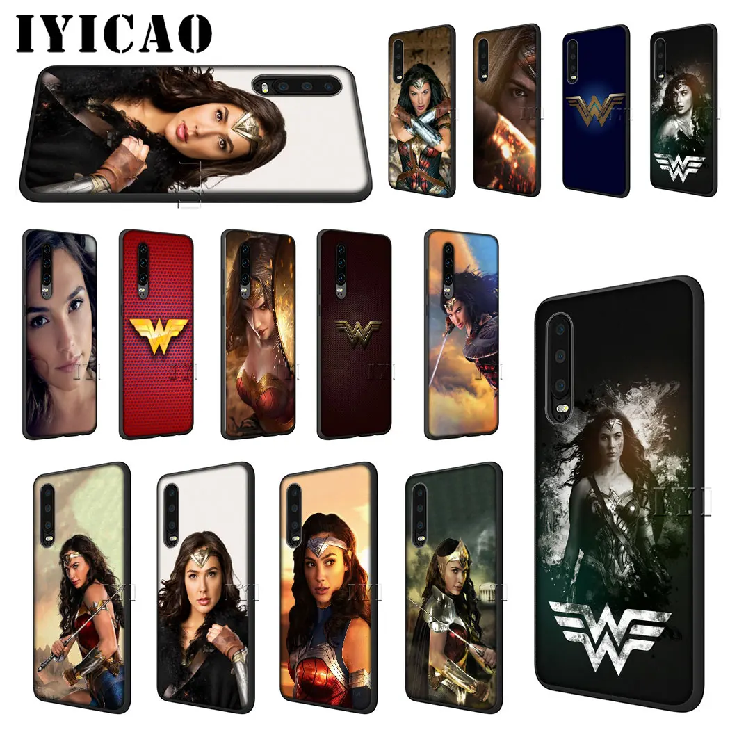 Чудо Женщина супергероя логотип мягкий Чехол для Huawei Mate 10 20 30 Pro Lite Y5 Y6 Y7 Y9 Prime Nova 3i