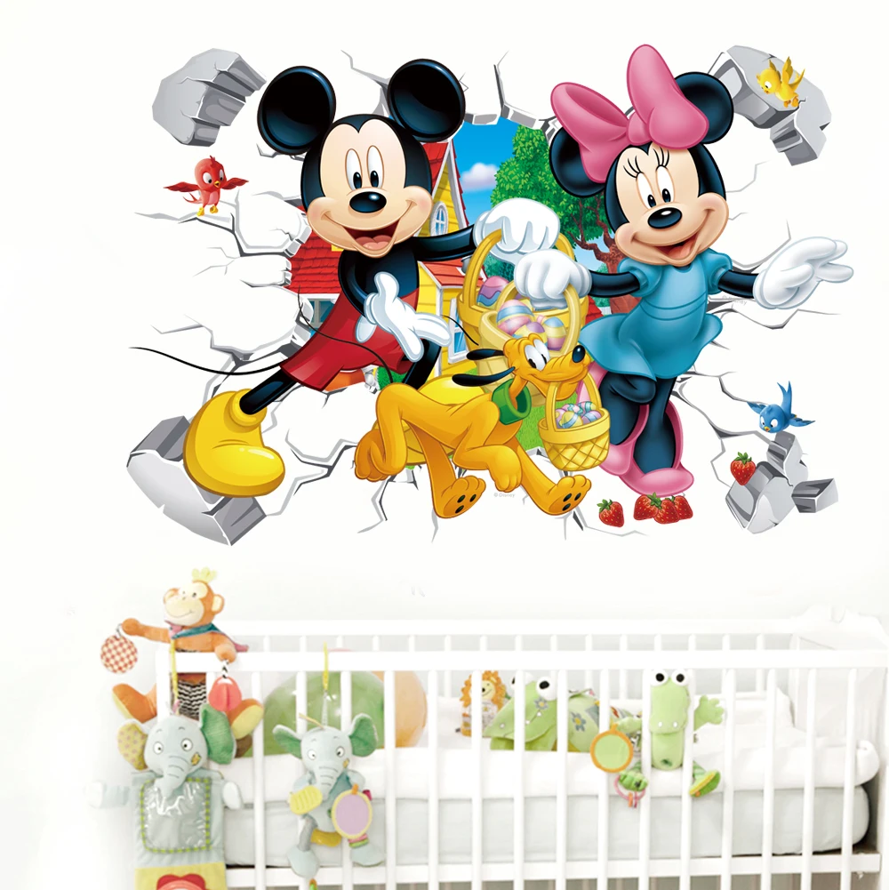 Cartoon Mickey Minnie Mouse DIY Wall Stickers 2