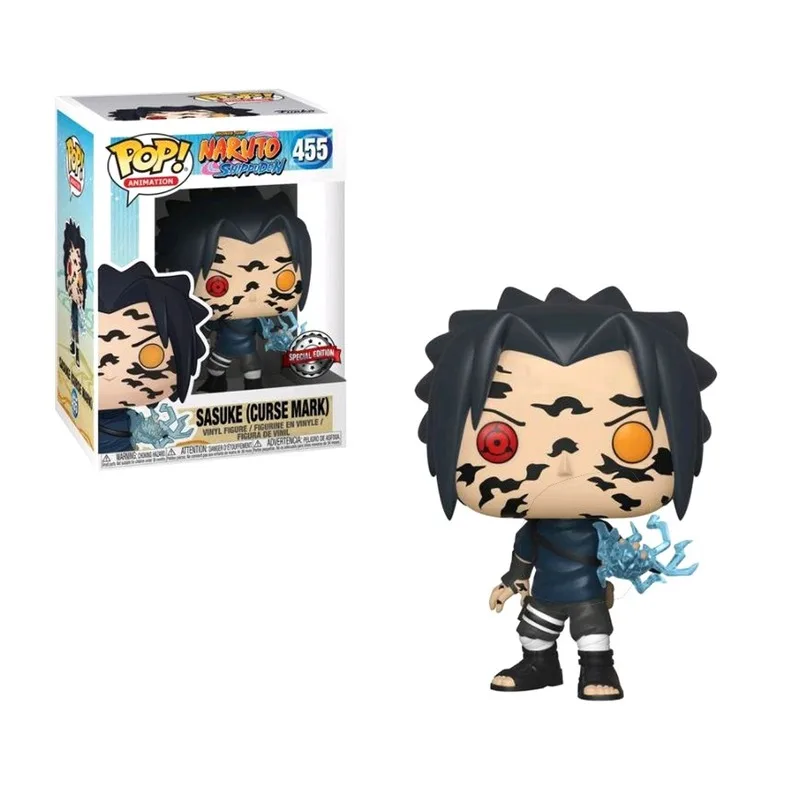 FUNKO POP Naruto, Shippuden, SASUKE Curse Mark Uchiha Itachi Hatake kakahi виниловые фигурки Коллекция Модель игрушки