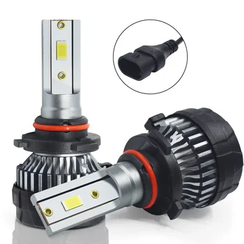

1set*High power Super bright V2 led headlight V2 all in one design 50w 5000lm H4 H1 9005 H7 light bulb auto parts led headlight