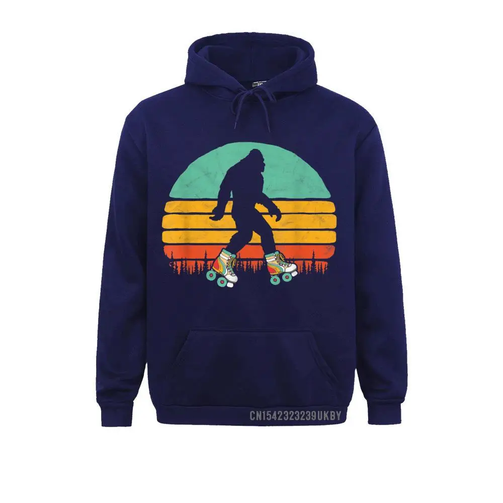 Long Sleeve Hoodies Men Sweatshirts Retro Bigfoot Roller Skating Sasquatch 80s Skater Graphic T-Shirt__A10987 Street Hoods New Design Retro Bigfoot Roller Skating Sasquatch 80s Skater Graphic T-Shirt__A10987navy