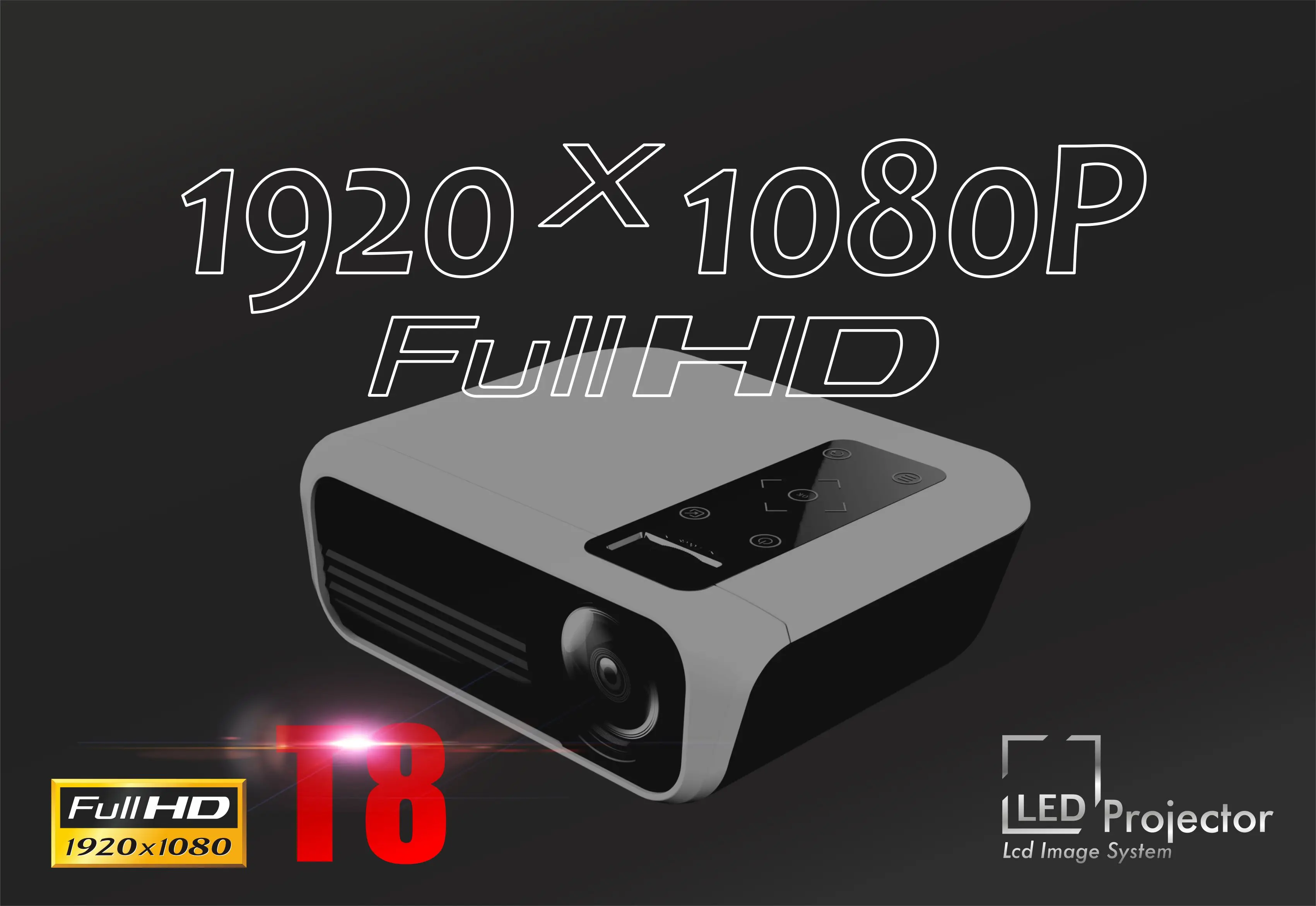 TORA DOLA 1920*1080P светодиодный проектор T8-AD, 3000 люмен, опционально(T8/T8-TP/T8-AD), FULL HD проектор для 3D, 4K