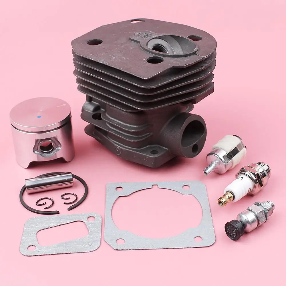 44mm Cylinder Motor Rebuild Kit For Jonsered Cs2152 Cs2150 Cs2149