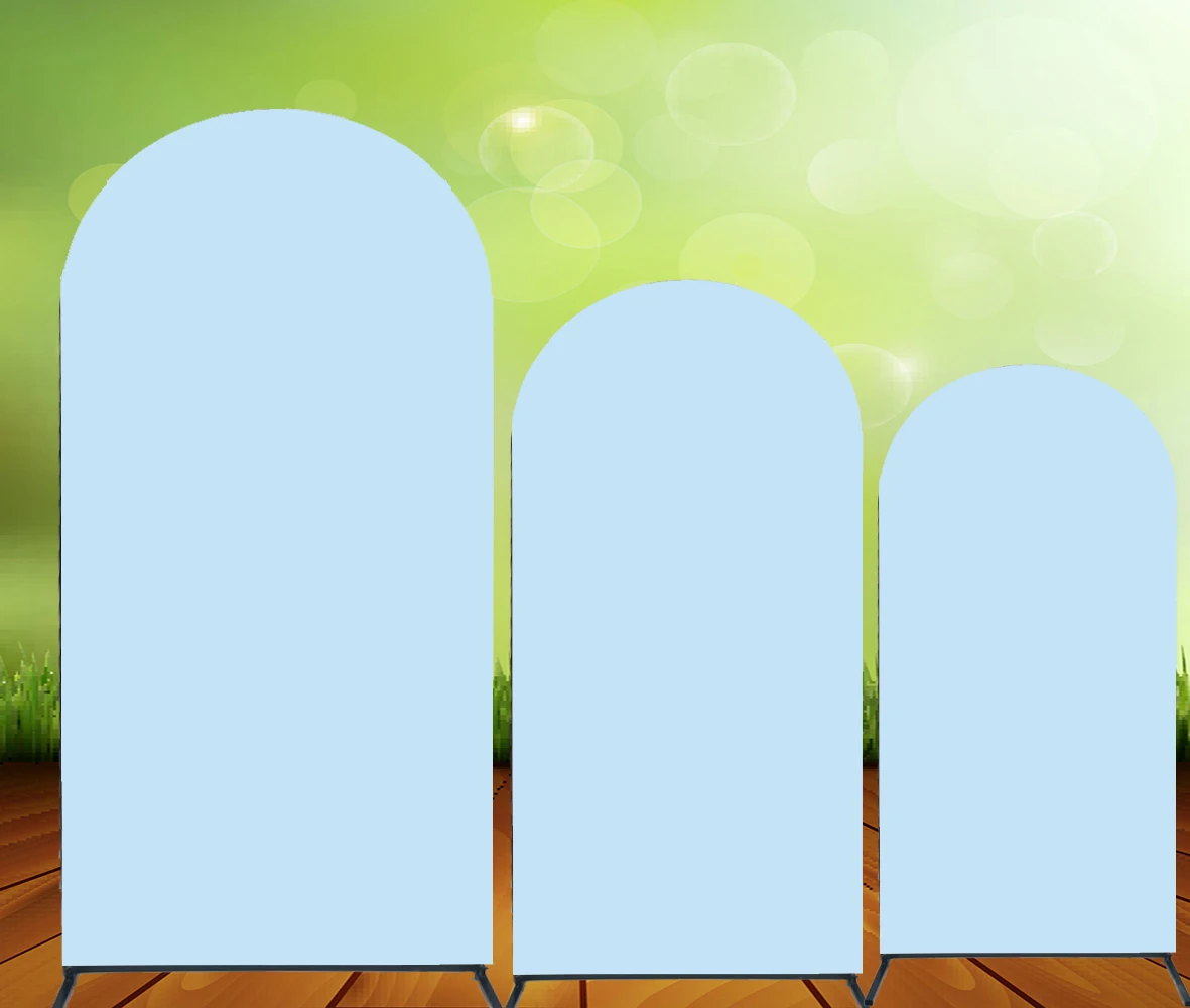 Thicked Arch Stand Cover Backdrop Background Birthday Party Decoration Banner Covers Photo Shoot Doubleside Elastic Fabric